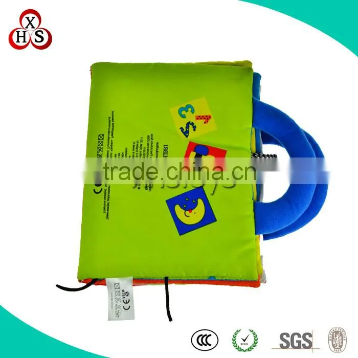 2015 Hot Sale Cute Stuffed Funny Customed cloth book