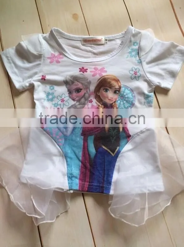 Wholesale artificial flower girl dresses, frozen dress elsa( AM-FD-01)