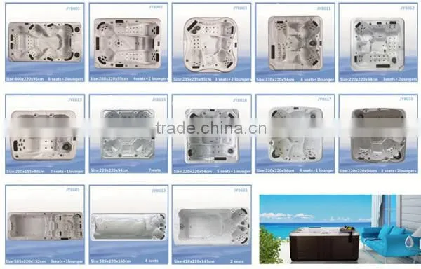 Family Outdoor Exercise Whirlpool Massage Jets Swimming Pool Hot Tub Combo