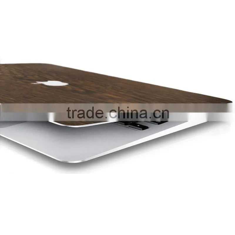 Custom Wood Grain Sticker Cover DIY Laptop Decal Case For Macbook Air Pro Retina 11 12 13 15 Inch Protective Wood Skin