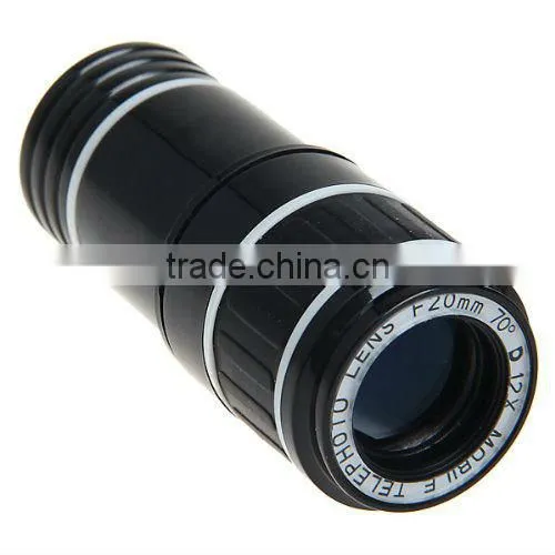 12X Optical Zoom Telescope Lens With Mini Tripod For iPhone5C