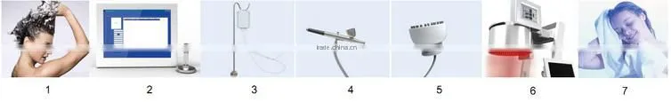 2016 new hair loss treatment bald head treatment low level hair growth laser massage machine
