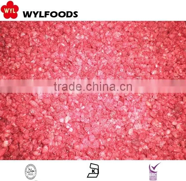 china supplier organic iqf best prcie for raspberry crumbles