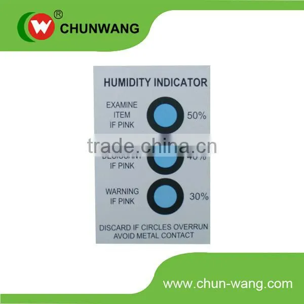 Good Quality 3 Dot Spots Sensititve Humidity Indicator Cards