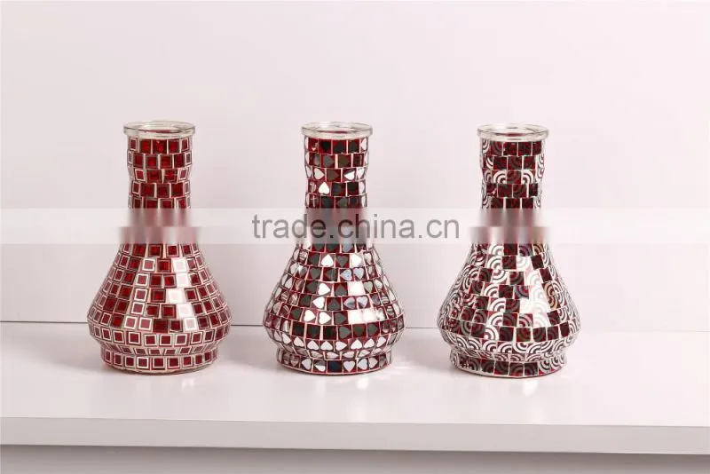 Electroplating carving glass piece cover glass shisha mosaic