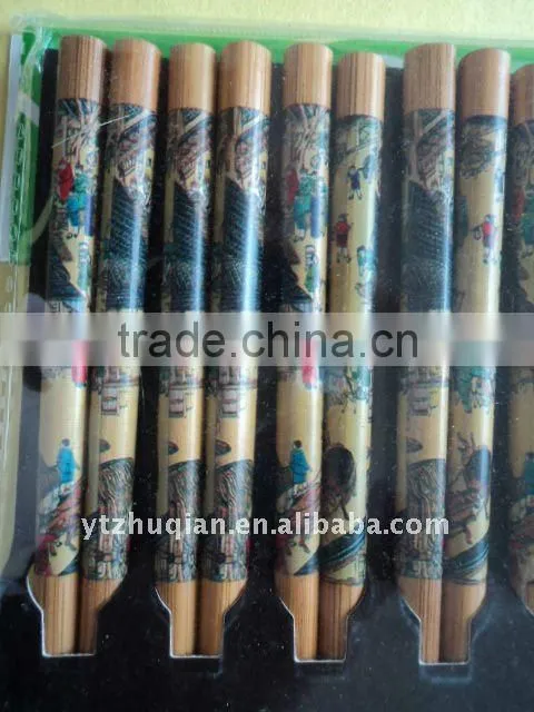 round bamboo chopstick wooden chopsticks in bag