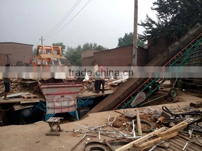 biomass wood chipper machine industrial waste pallet shredder chipper