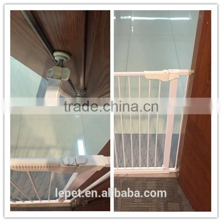 Custom logo wholesale baby safety gate baby safety door gate pet gate pet safety door