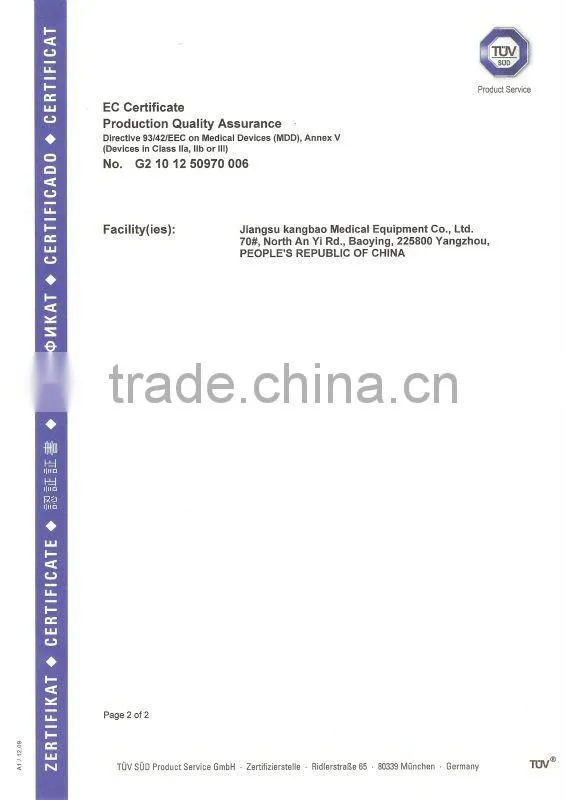 CE&ISO Approved Medical Syringe