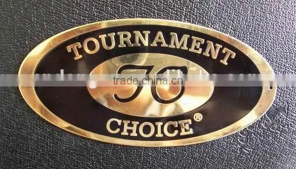 embossed metal tag