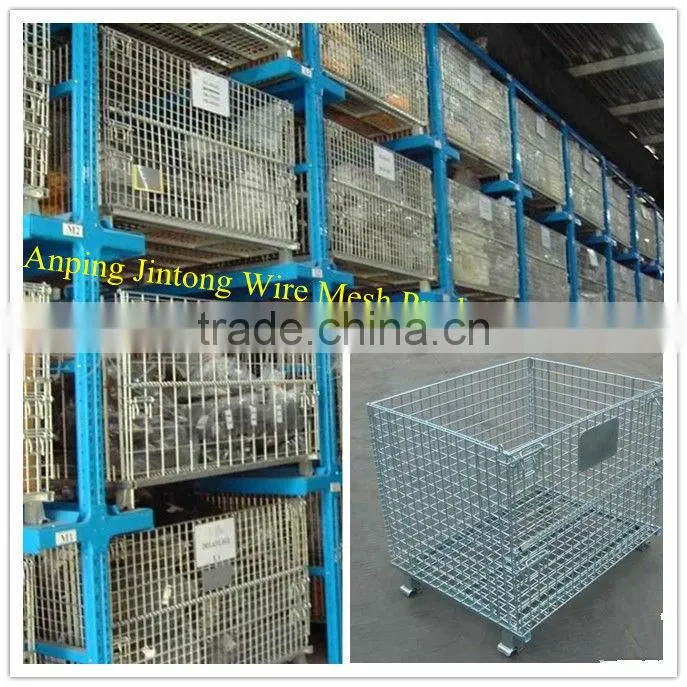Most Popular Galvanized Metal Wire Container