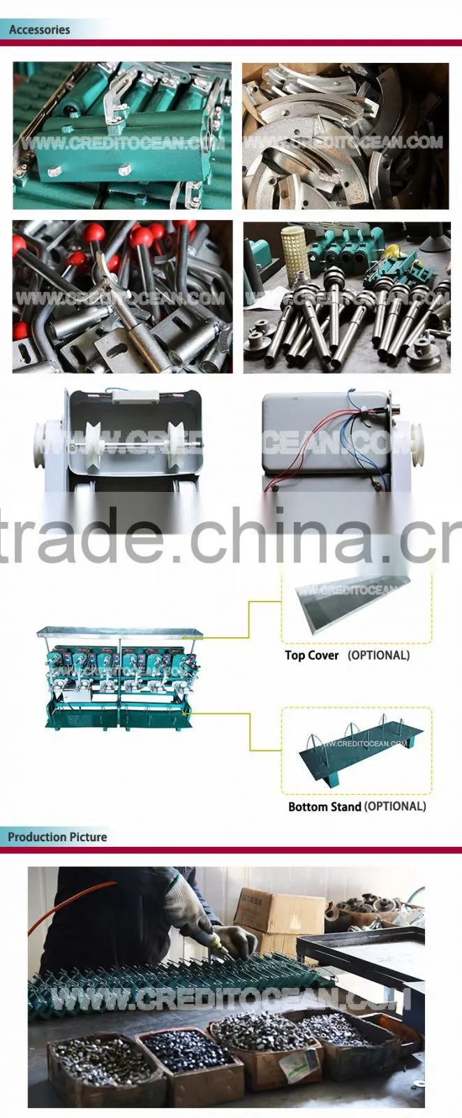 6 Spindles Pineapple style sewing thread cone winding machine