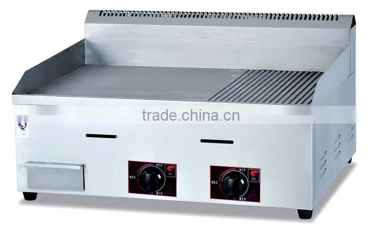 Stainless steel gas griddle / restaurant gas griddle