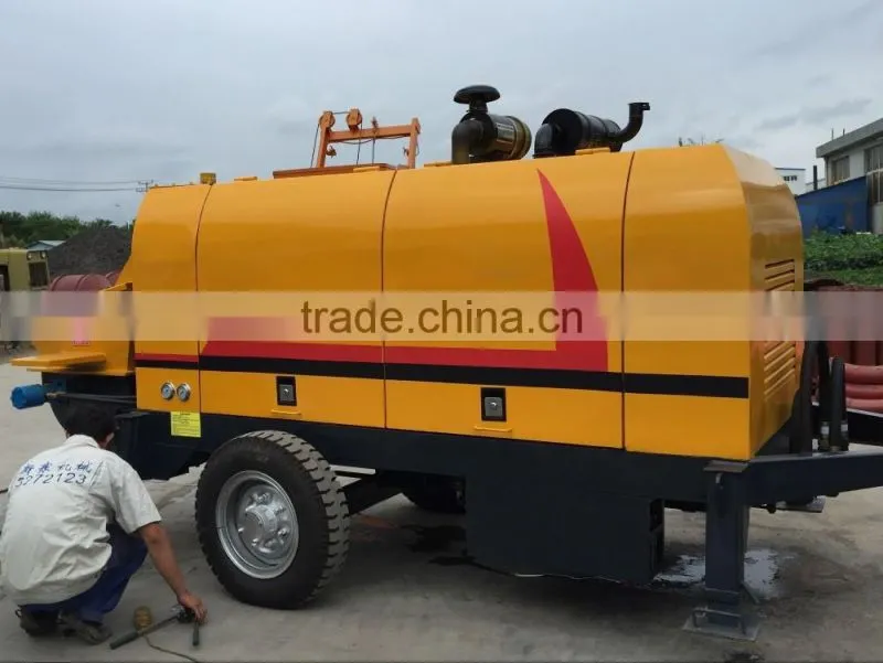 LHBT20-10RS used stationary portable concrete pump diesel engine