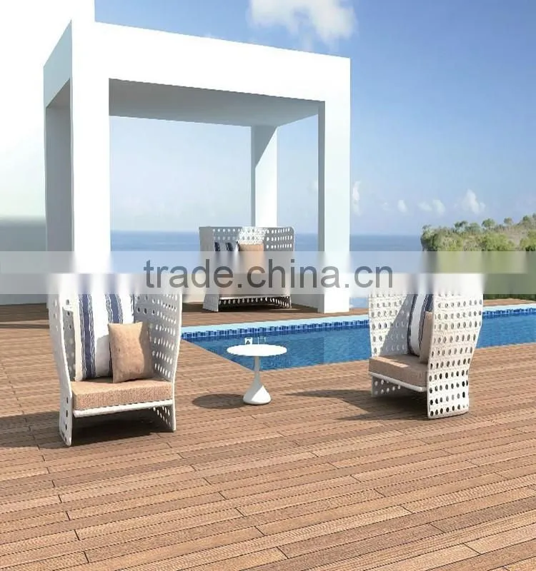 SD garden furniture resort hotel rattan wicker sofa set