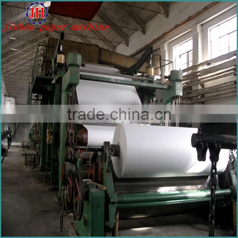 1575mm 15T/D Recycled Paper Production Plant, a4 Paper Machine Price