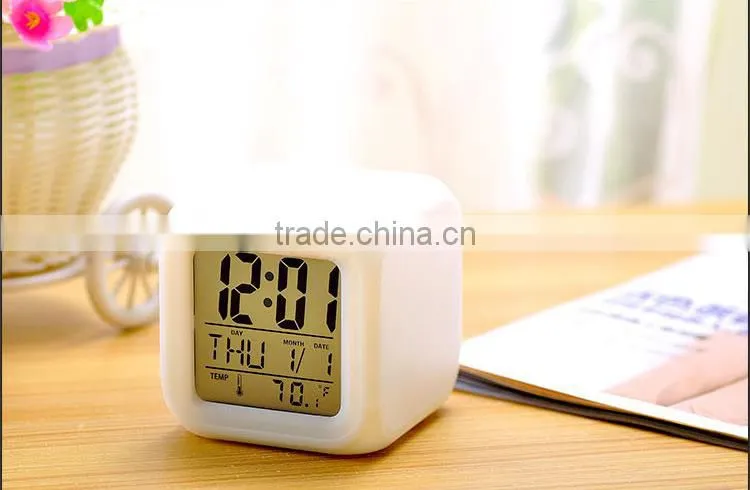 color changing alarm clock digital alarm clock promotional gift alarm clock