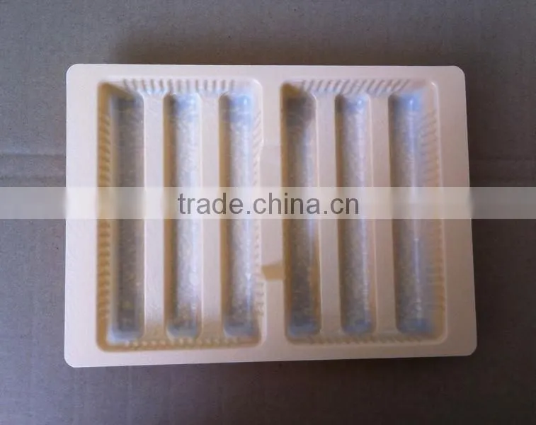 Customized ampoules vials plastic pharmaceutical packaging tray