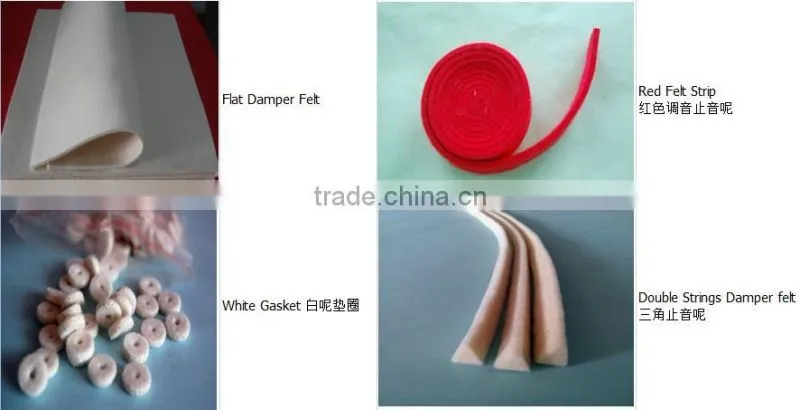 Brass musical instruments /piano felt /damper felt