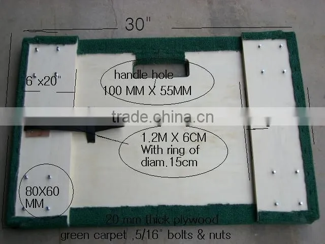 6ft Piano skids board