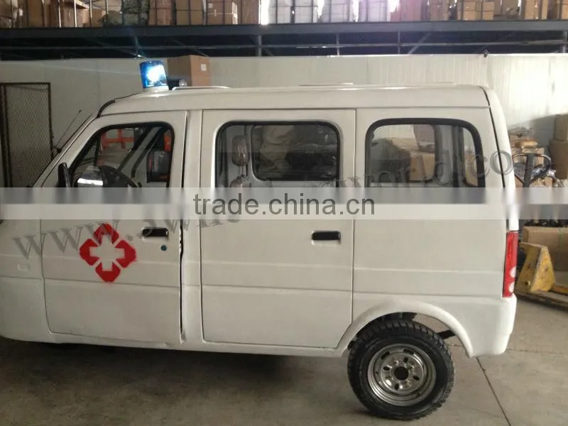 chongqing manufacturer 175cc used ambulance car,toyota-land cruiser ambulance,three wheel closed tricycle ambulance