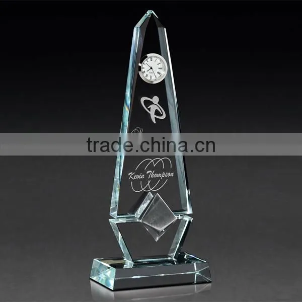 Starphire glass antique clock