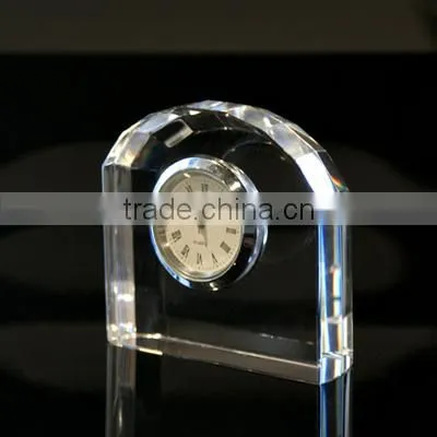 2016 decorative crystal wall clock for gift