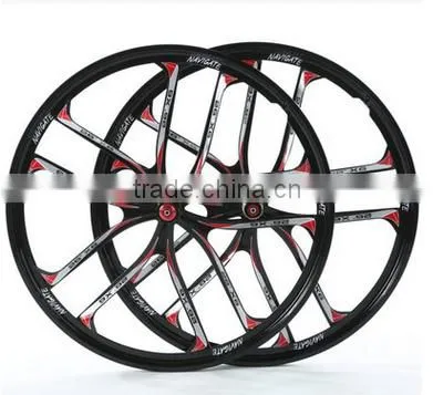 26inch 10 spoke lightest strongest magnesium alloy bike wheel /fixed gear type hub bike wheel