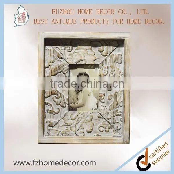 Wooden family tree photo picture frame with printing