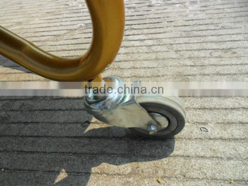 Convenient Metal banquet chair Trolley with wheels FT-809-1