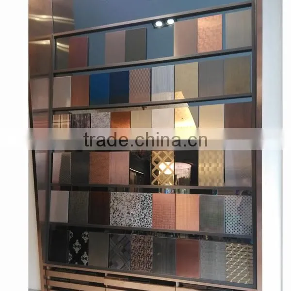 4x8 Color Coated Hairline Finish Stainless Steel 0.2MM Copper Sheet