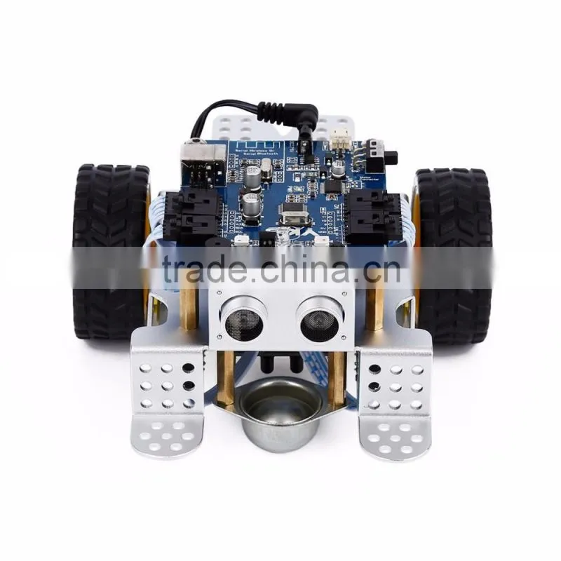 New Arrival Creative DIY Smart Toy Robot Car, Intelligent Programmable Early Educational 2 Wheel Robot Kit Toy Car For Children