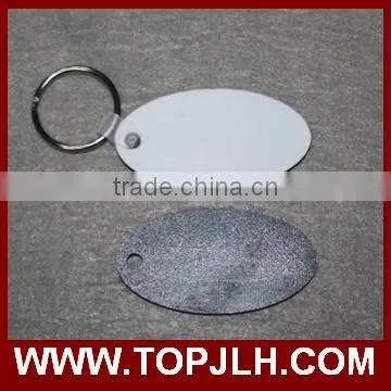 Wholesale sublimation custom keychain promtion gifts keyring