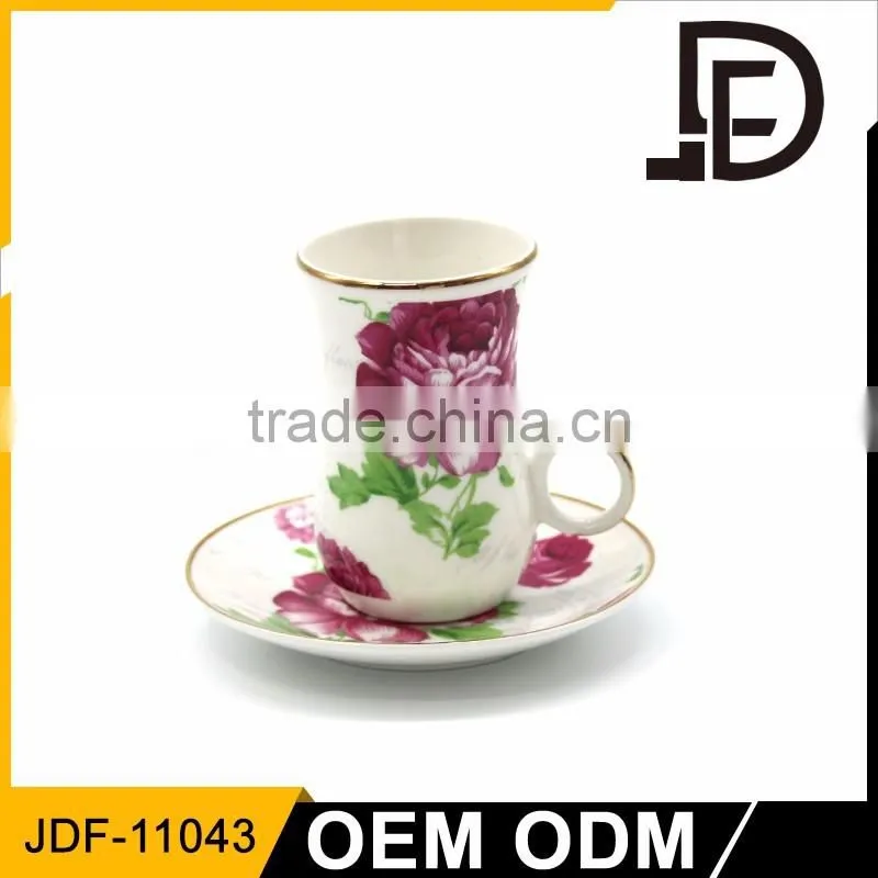 ceramic promotional cawa coffee cup cafe , arabic coffee sets for turkish