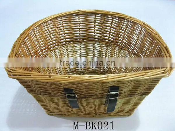 handlebar wicker bicycle basket