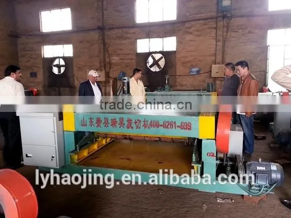 4/8 feet veneer peeling machine/woods peeling machine/wood rotary cutting machine