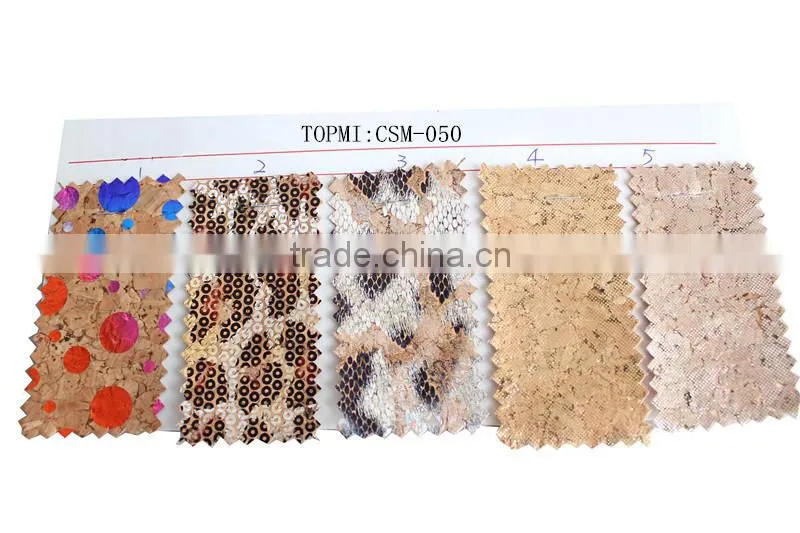2015 new type high quality cork shoes material