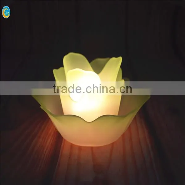 Custom handmade ceramic lotus candle holder