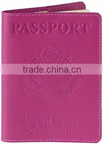 Genuine leather Tianhooo Leather Passport Cover & Holder for Men Women Passport Case