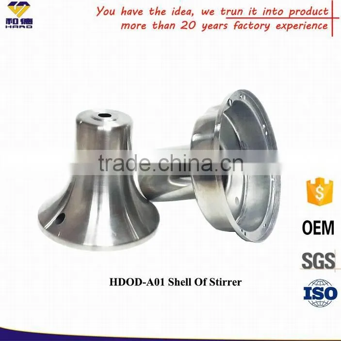 Custom OEM Metal Fabrication, Deep Draw Process, Stainless Steel Shell Of Stirrer
