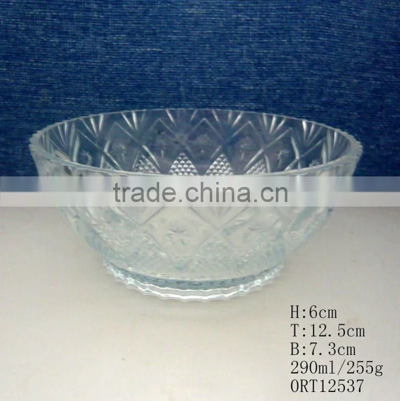 High quality clear glass on glass bowl wholesale