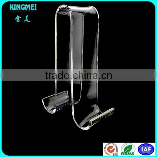 Gaming Headset Headphones Rack,Transparent Acrylic Headsets Holder stand,Crystal Earphones Stand for PC
