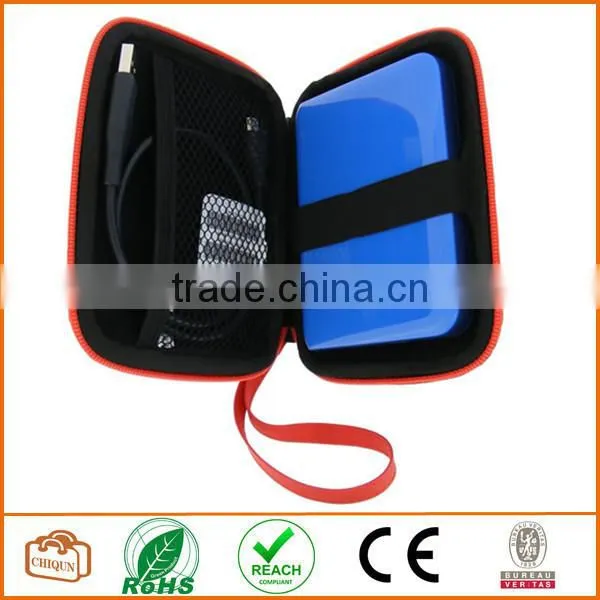 Red EVA Hard Case Cover for Portable External Hard Drives 2.5'' Inches (6.4 cm)