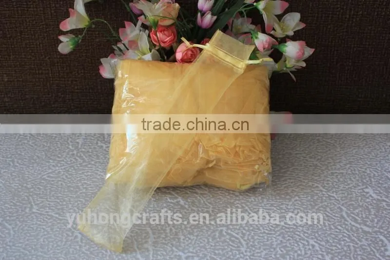 Factory price gift organza bag for hand fans