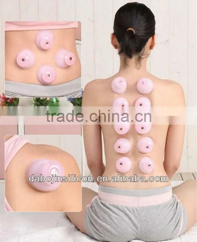 silicone vacuum cupping apparatus cupping therapy apparatus