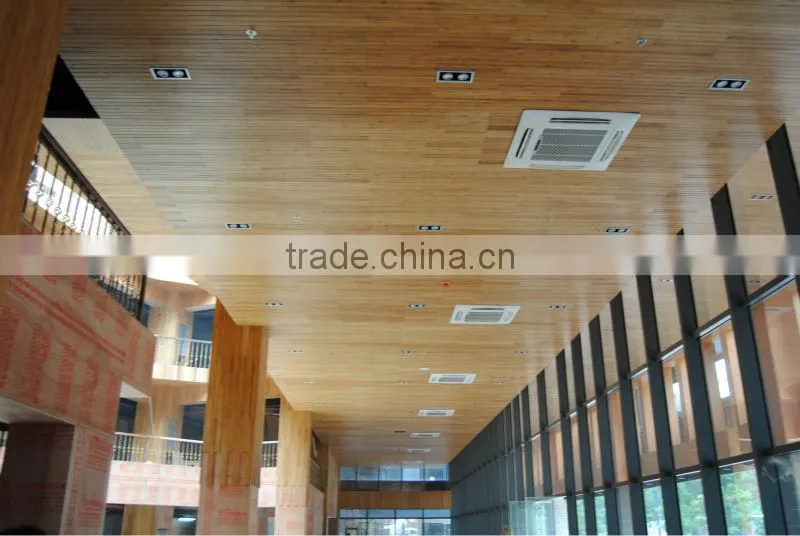 Carbonized Horizontal 2 Layers Matt Finish Bamboo Wall and Ceiling Panel With Durable Quality For Indoor Use