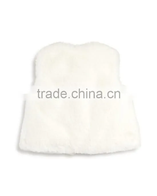 Infant Girls' Faux Fur Vest Wholesale Children's Boutique Clothing Kids Clothes HSC5623