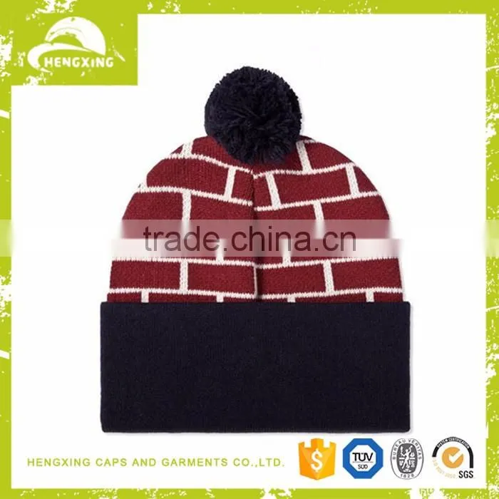 Hot Sale High Quality Colorful Knitted Wholesale Winter Hats and Gloves