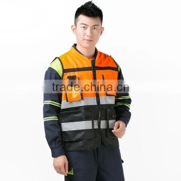 reflective safety high visibility button shirts