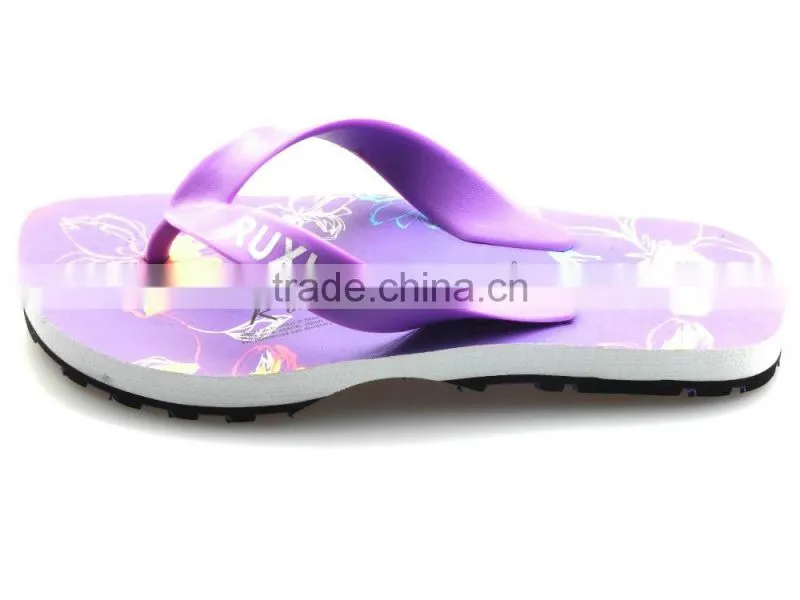 Girls new fashion slippers, printed eva slipper